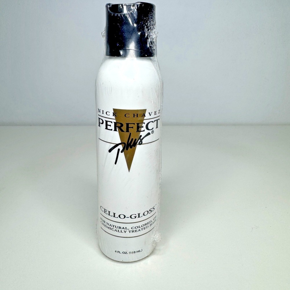 NEW Nick Chavez Perfect Plus Cello-Gloss 4 Fl Oz Shine‎ Treatment Sunscreen